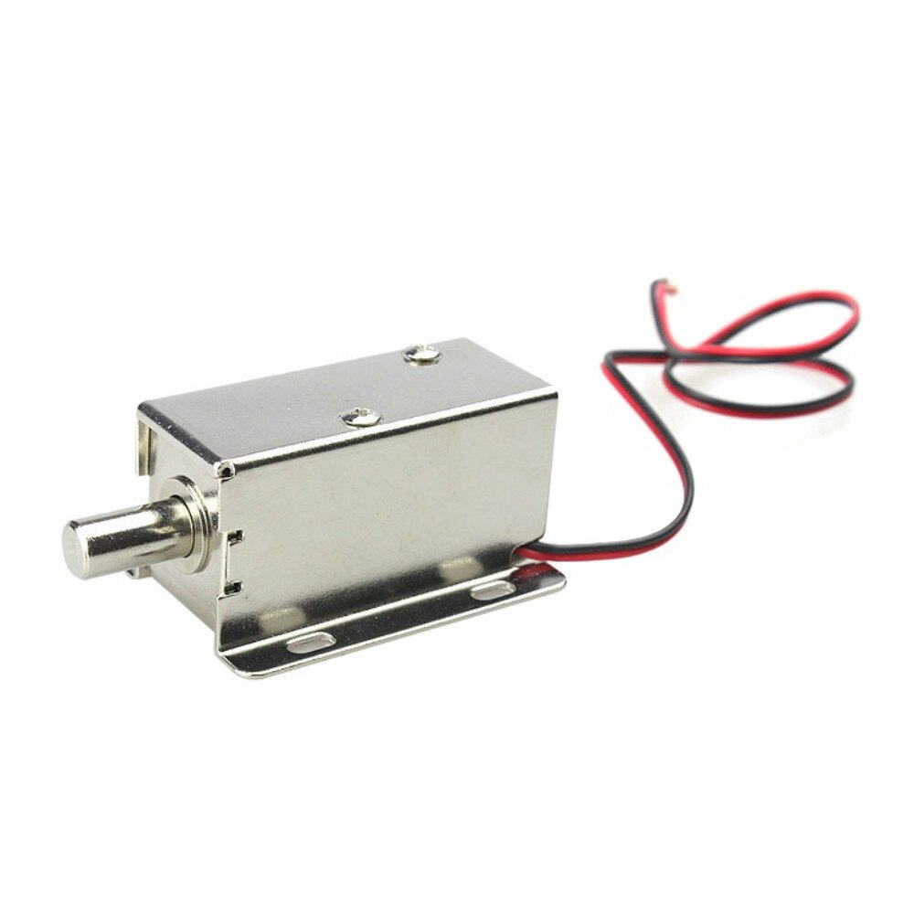 Electronic Door Lock Catch Door Gate 12V 0.4A Release Assembly Solenoid Access Control Cabinet lock: 1pcs lock