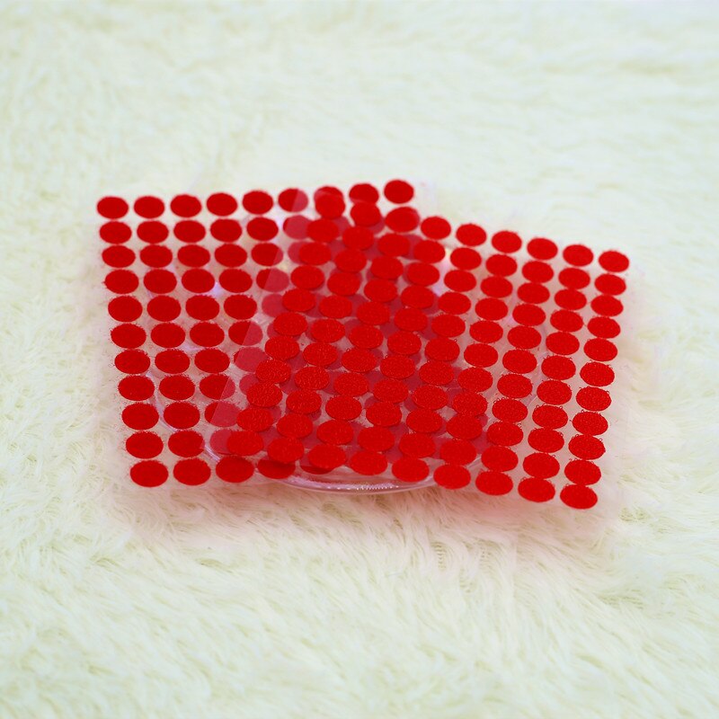 10mm Velcro Colorful Self Adhesive Fastener Dots Strong Glue Magic Tape Sticker Disc Round Coin Hook Loop DIY Accessory 99Pairs