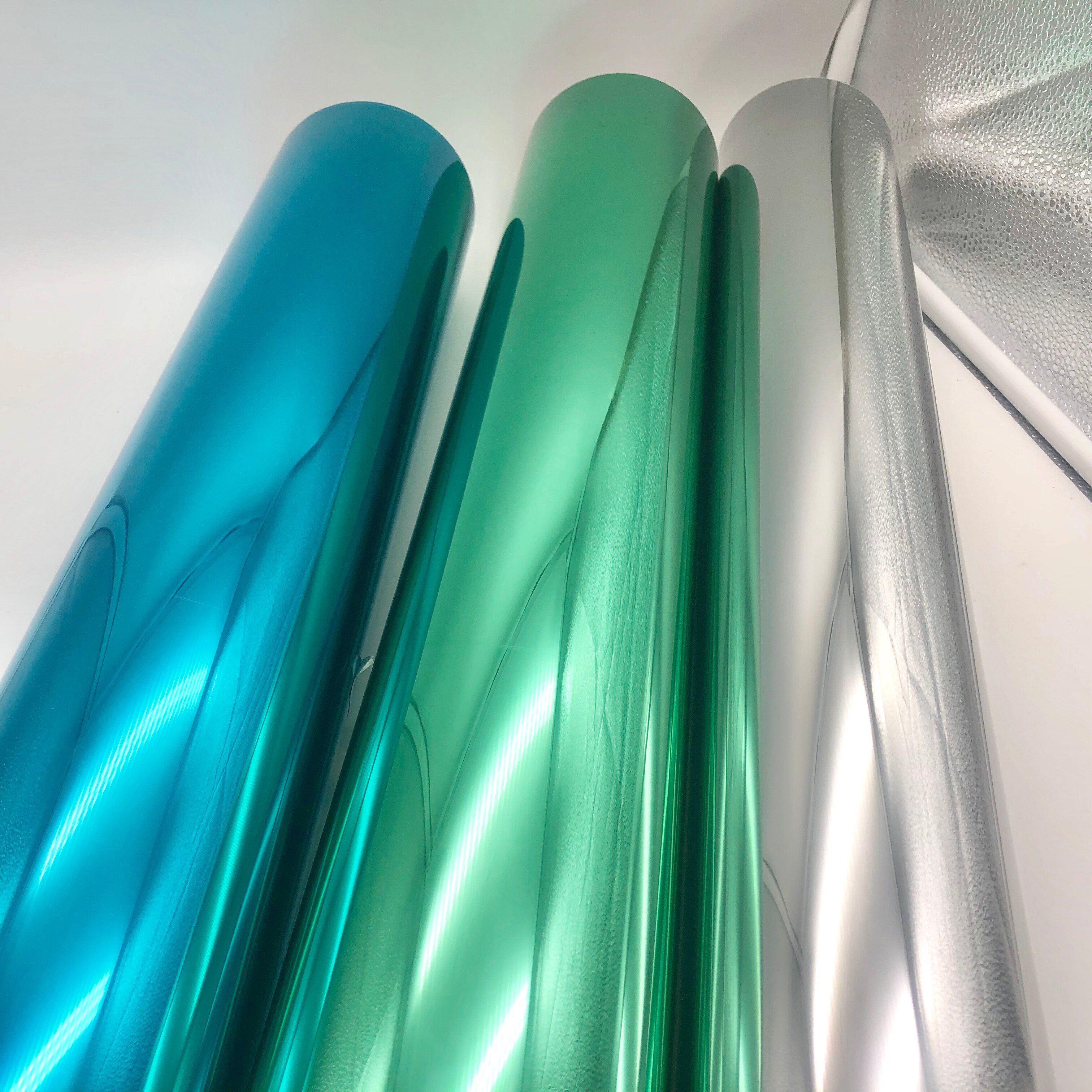 Silver Self Adhesive Glass Sticker Vinyl One Way Vision Mirror Effect Window Tint Film UV Rejection Heat Control for Home