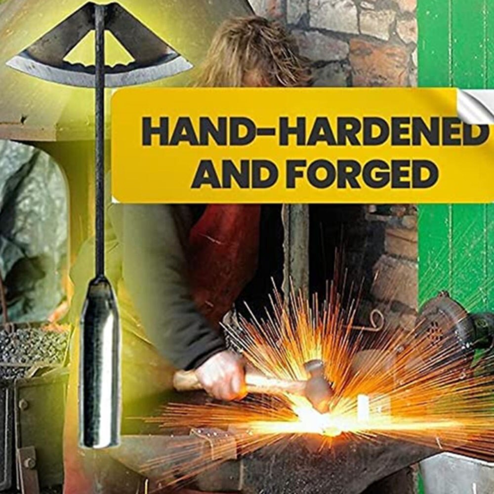 Râteau de désherbage portatif en houe creuse, plantation de légumes, ferme, jardin, Agriculture, Ranch, outils, accessoires