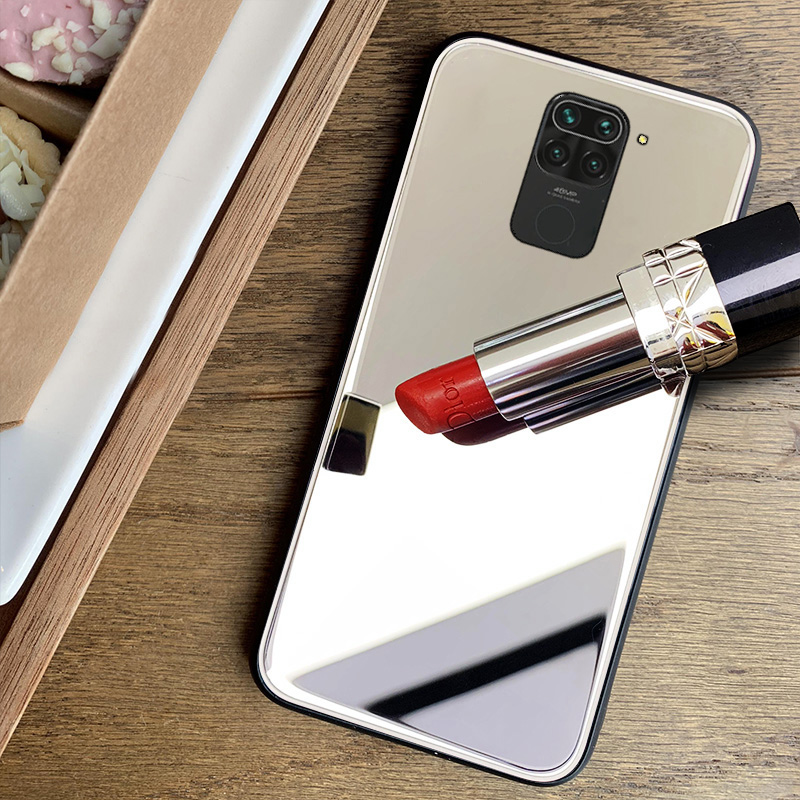 Full Makeup Mirror Case for XIAOMI M 11 12 13 Lite 9T 10T 11T 12T 13T Redmi Note 8 9 10 Pro 9S 10S Poco F3 F4 F5 Plating Cover