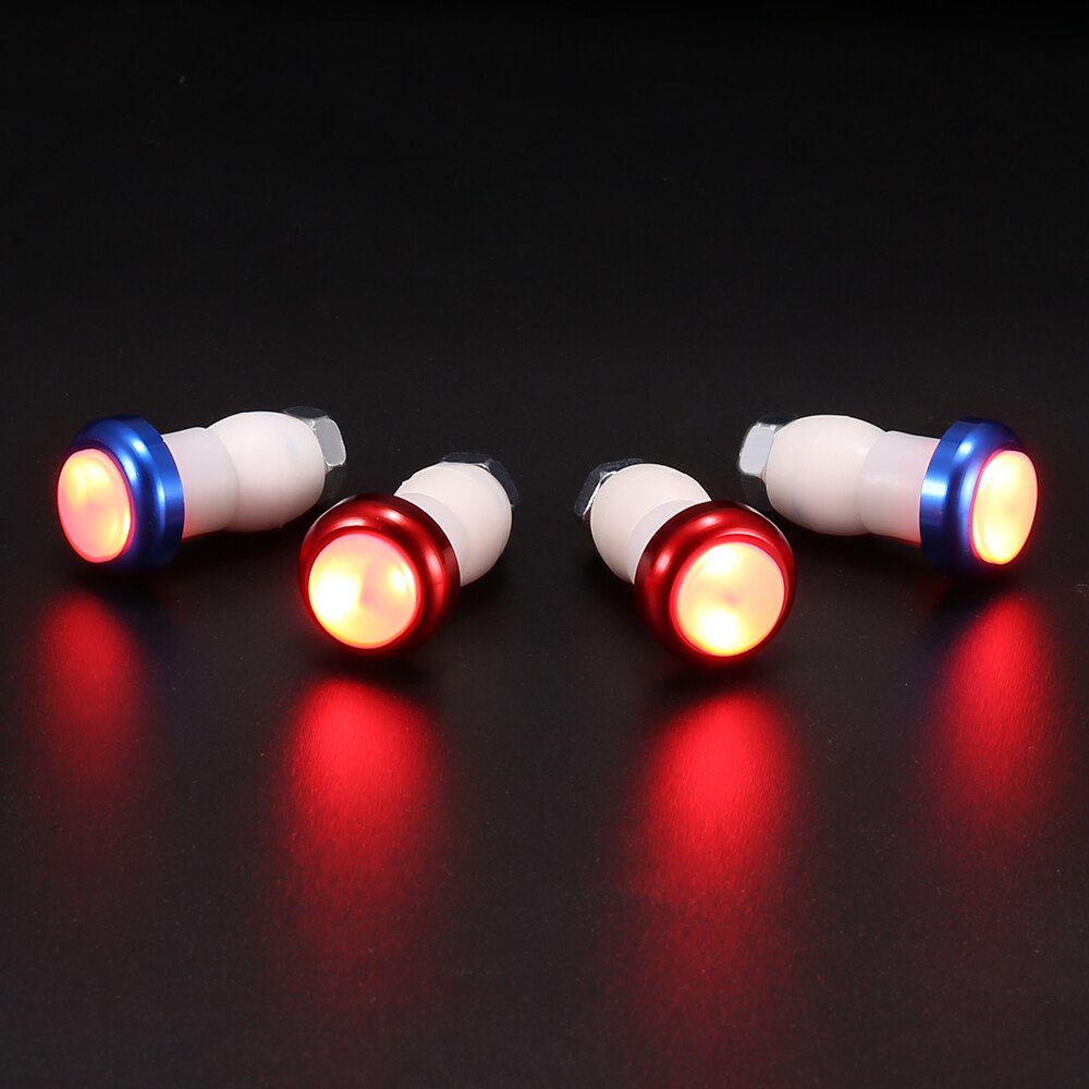 1 paire vélo direction voyant d'avertissement route vélo vélo clignotant lumière LED en alliage d'aluminium guidon indicateur lumineux