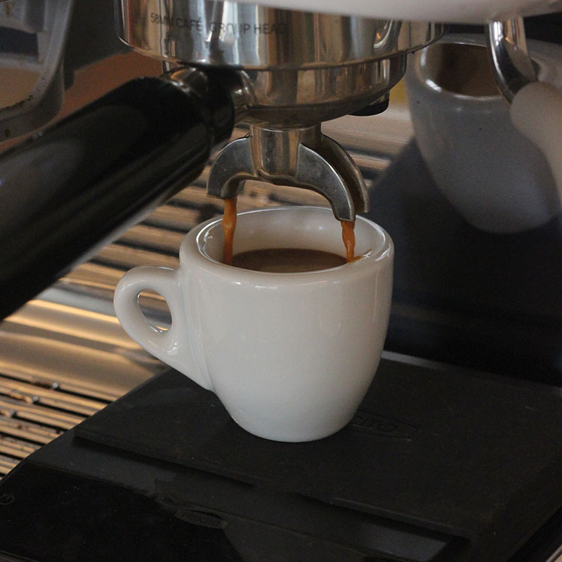 Tazas de café expreso de cerámica de 50ML con grueso para una sola taza, taza de 9mm para pared, aislamiento duradero, accesorios para Barista Espresso
