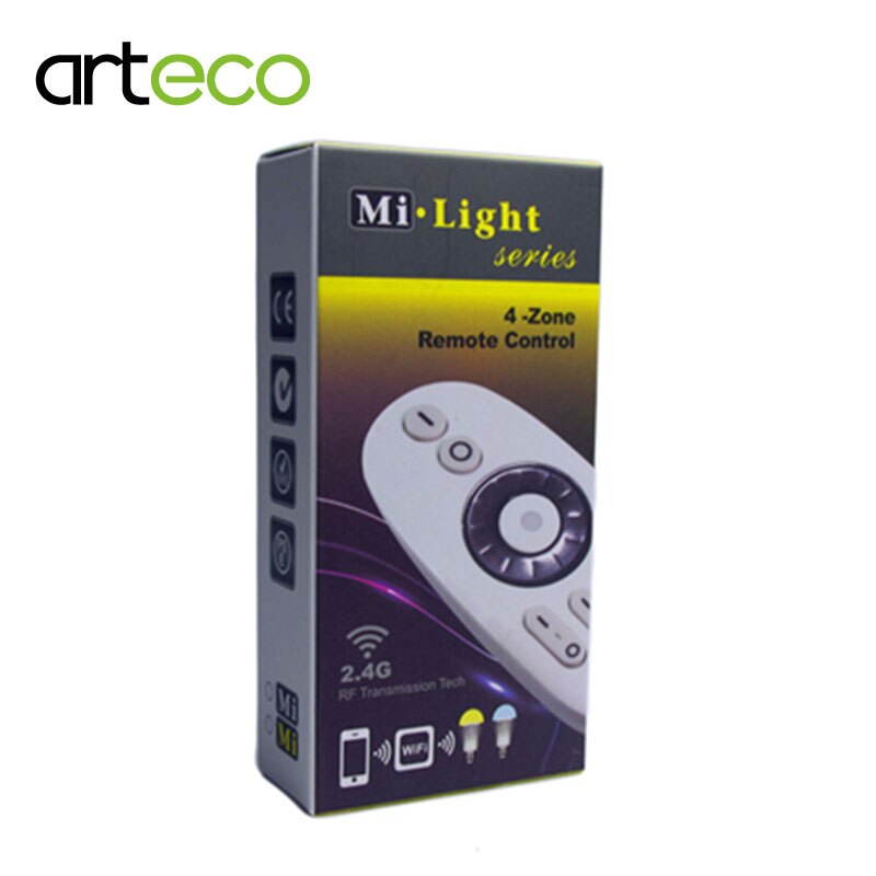 Mi.light 4-zone 2.4G Wireless RF Remote Dimmer Controller for single color LED strip LED Bar Light LED dimmer