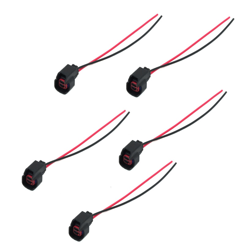 For Chevrolet Ford Mazda Volvo Dodge Mitsubishi Jeep Hyundai Suzuki Fuel Injector Harness Connector Pigtail Wire Cable Plug