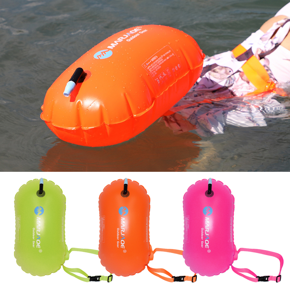 3 Color Swimming Tow Float Float Buoy Air Dry Bag Swimming Trainning Safety Mark Inflatable Flotation Bag