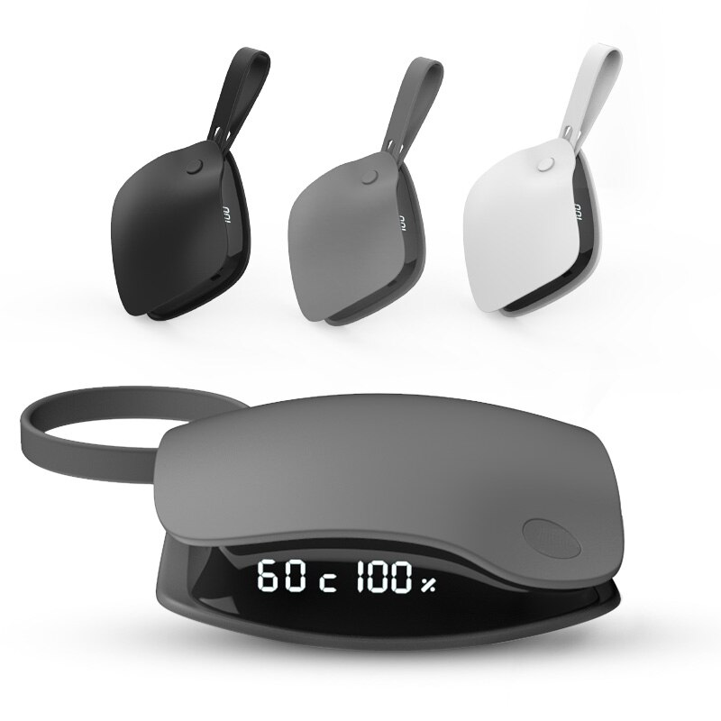 Calentador de manos USB de invierno, minicalentador de bolsillo, batería de 5000mAh, fuente de alimentación móvil para exteriores/negocios, calentamiento rápido