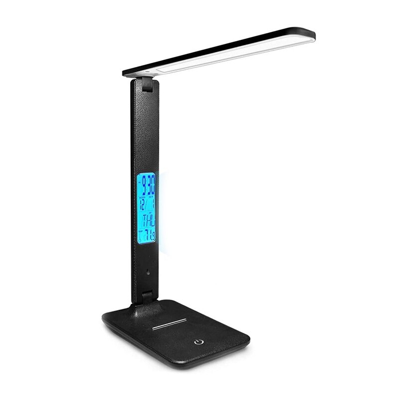 Contact Desk Lamp Wireless LED Desk Lamp with Smart Features Adjustable, Foldable Table Lamp: Default Title