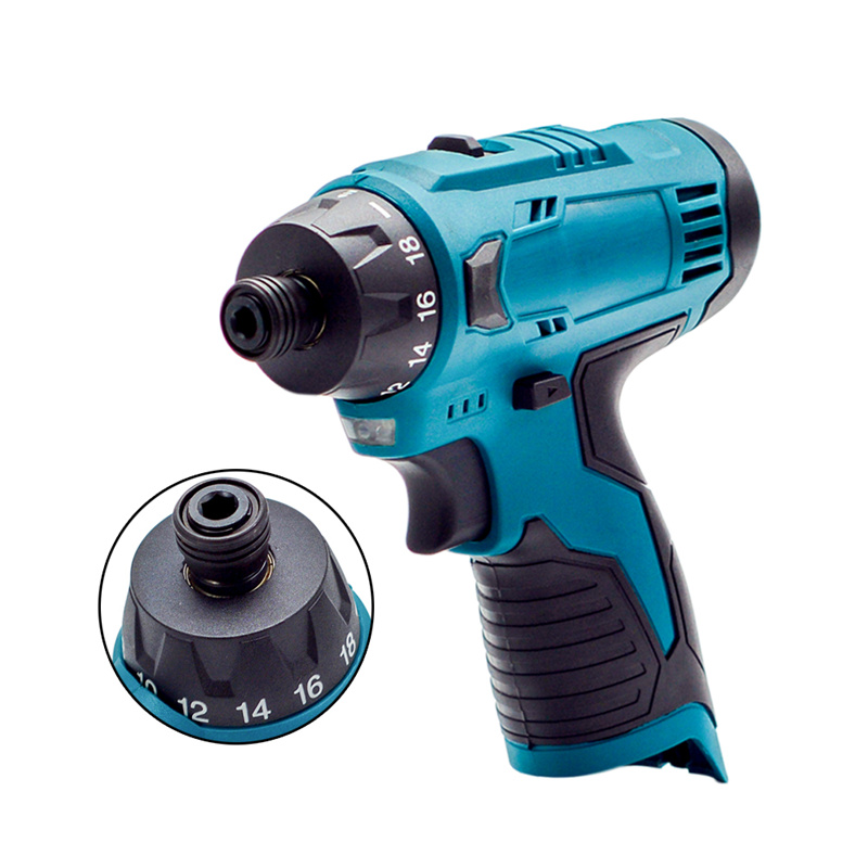 Cordless Electric Drill Two Speed Adjustable Electric Screwdriver Hand Driver Wrench with Bosch 12V 2000mAh Battery+Screwdriver