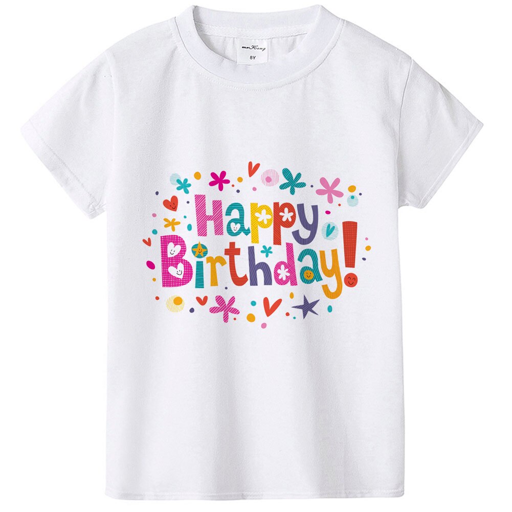 Tillykke med fødselsdagen t shirt børn piger lillesøster prinsesse t shirt søstre afslappet tee sommer baby t shirts festtøj: 12t