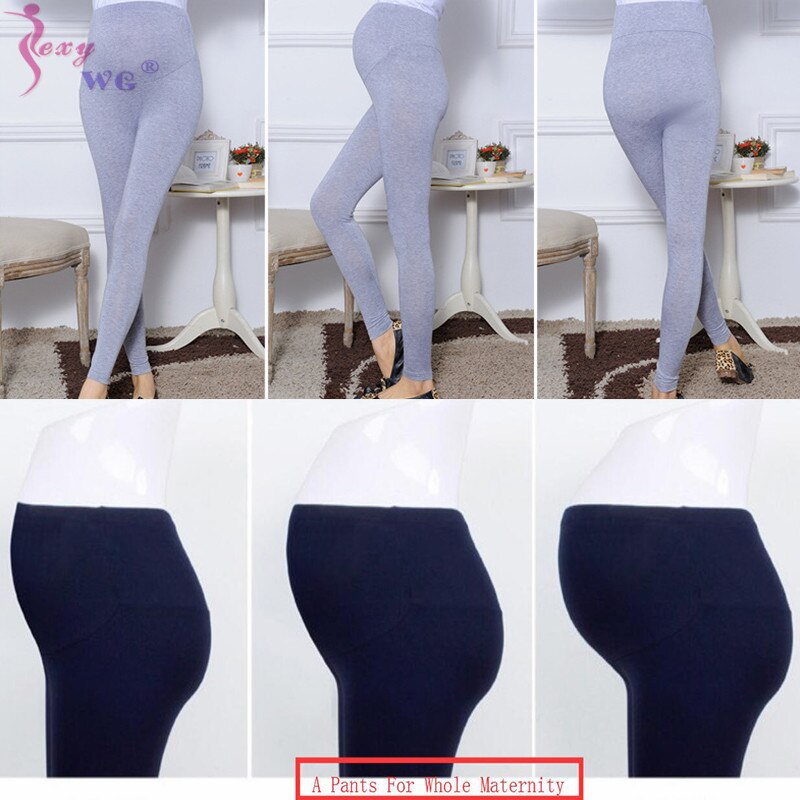 Sexywg kvinders leggings til gravide i bomuld til gravide i formning af leggings til gravide.