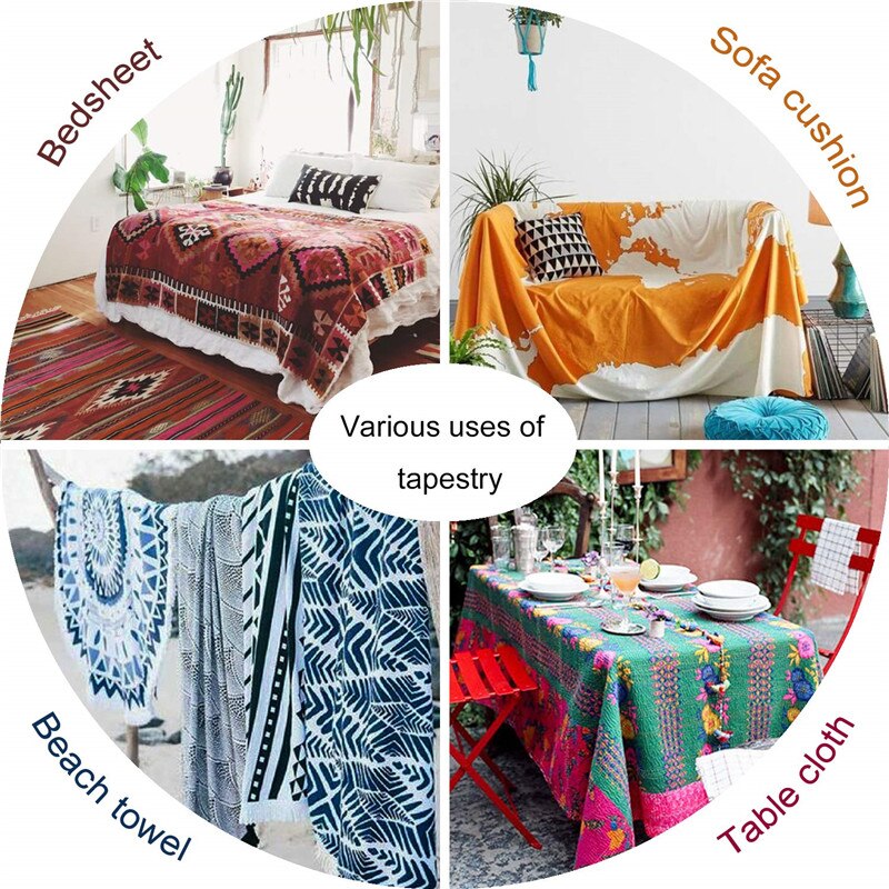 Custom Colourful Uniqued Tapestry Psychedelic Art Banner Psy Wall Hanging