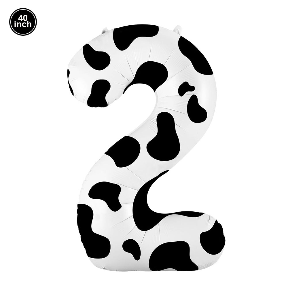 Cow Happy Birthday Cake Decoration Cow Cake Topper for Farm Cow Birthday Party Decoration Supplies: Burgundy
