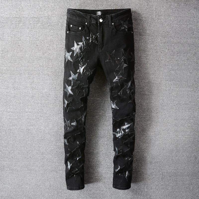 Pantalones vaqueros rasgados para hombre, Jeans de... – Grandado