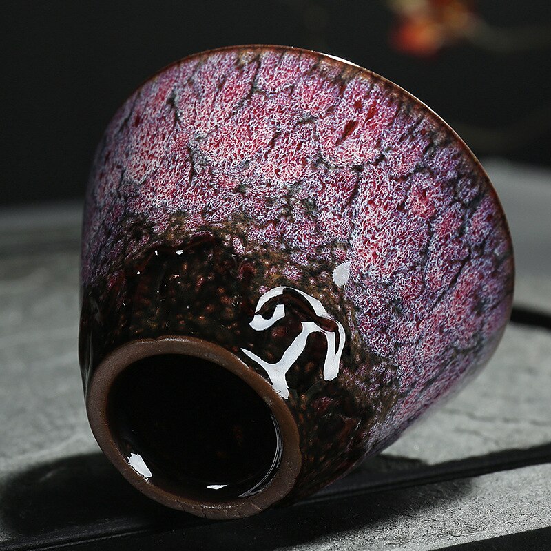 Ovenwissel emmerhoed theeservies theekopje kopje theepot kungfu keramiek 120 ml enkele kopjes jianzhan retro-stijl theekopje