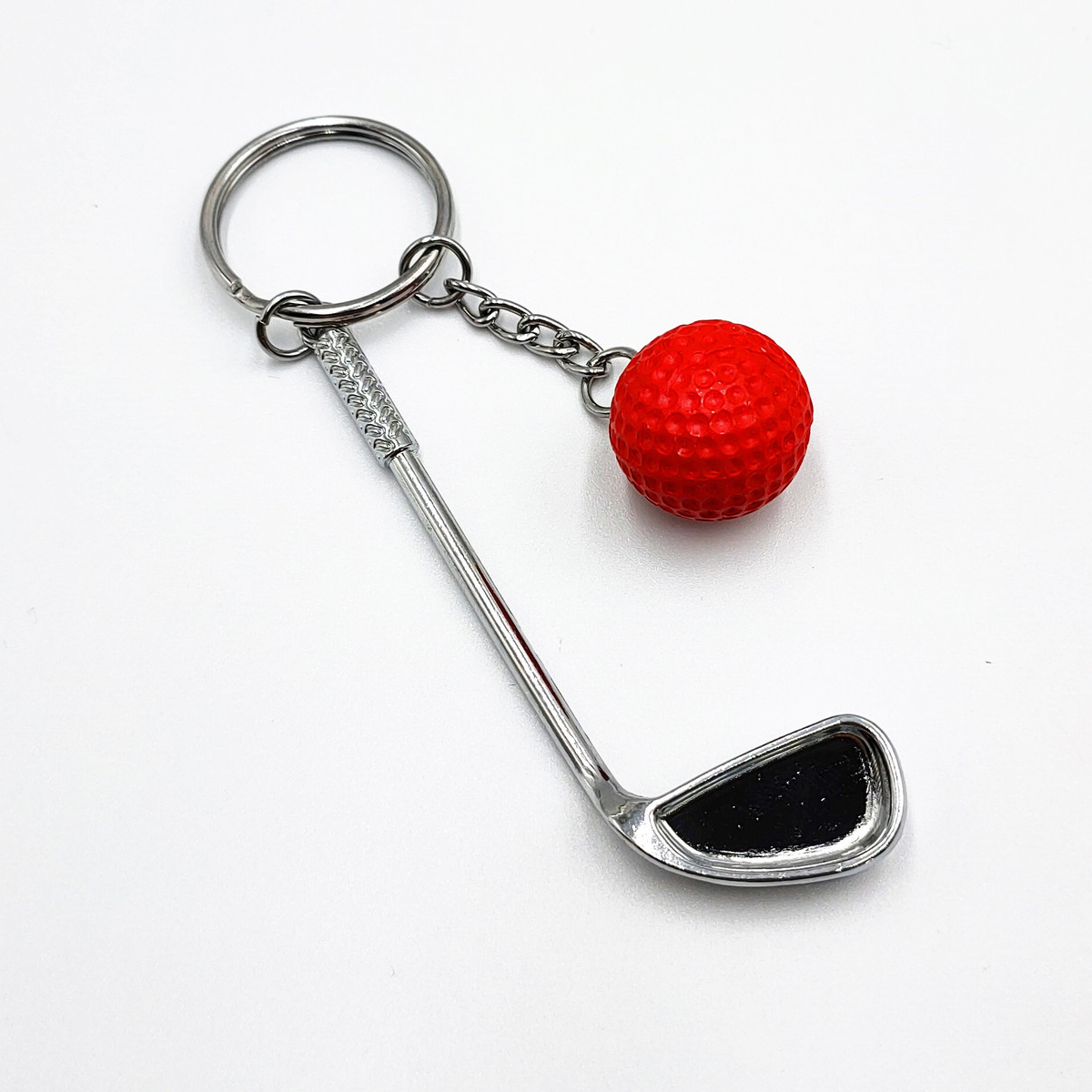 Mini llavero con colgante de raqueta de tenis, bonito llavero deportivo, buscador de anillos, accesorios Holer, para fanáticos de adolescentes: Azul