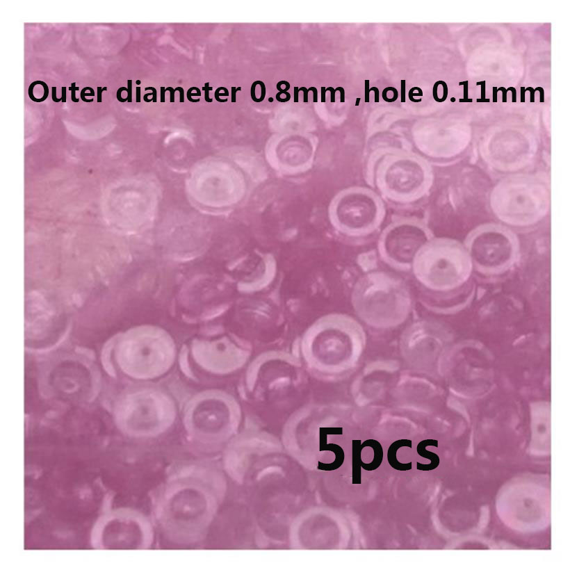 Klokketilbehør universell skinne sekundskinne boreødu edelsten støtdemper rubin klokkedeler