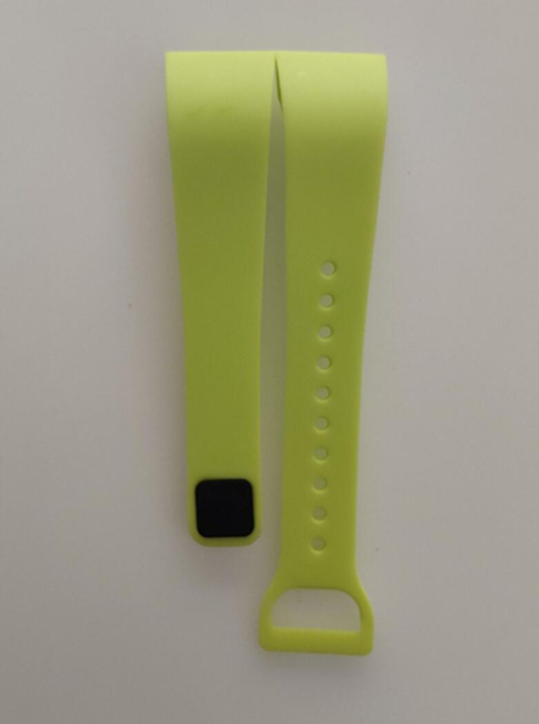 Correa de muñeca colorida para Xiaomi Mi Band 4c, correa de silicona de repuesto para pulsera inteligente Redmi Xiaomi Band 4C: light Green