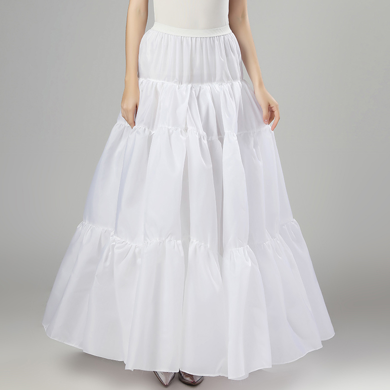 Jupon Crinoline 3 Cerceaux Pour Robe Lolita Ou Mariée - Taille élastique 45-90 Cm, Longueur 35 Cm - 7