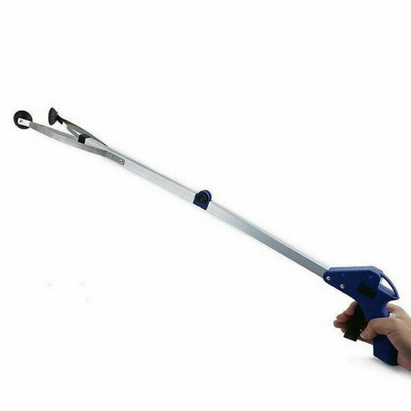 Portable Gripper Extender Grabber Tool Foldable Long Tools Garbage Litter Pickup Trash House Factory Reacher Clamp Pickers G7Z9