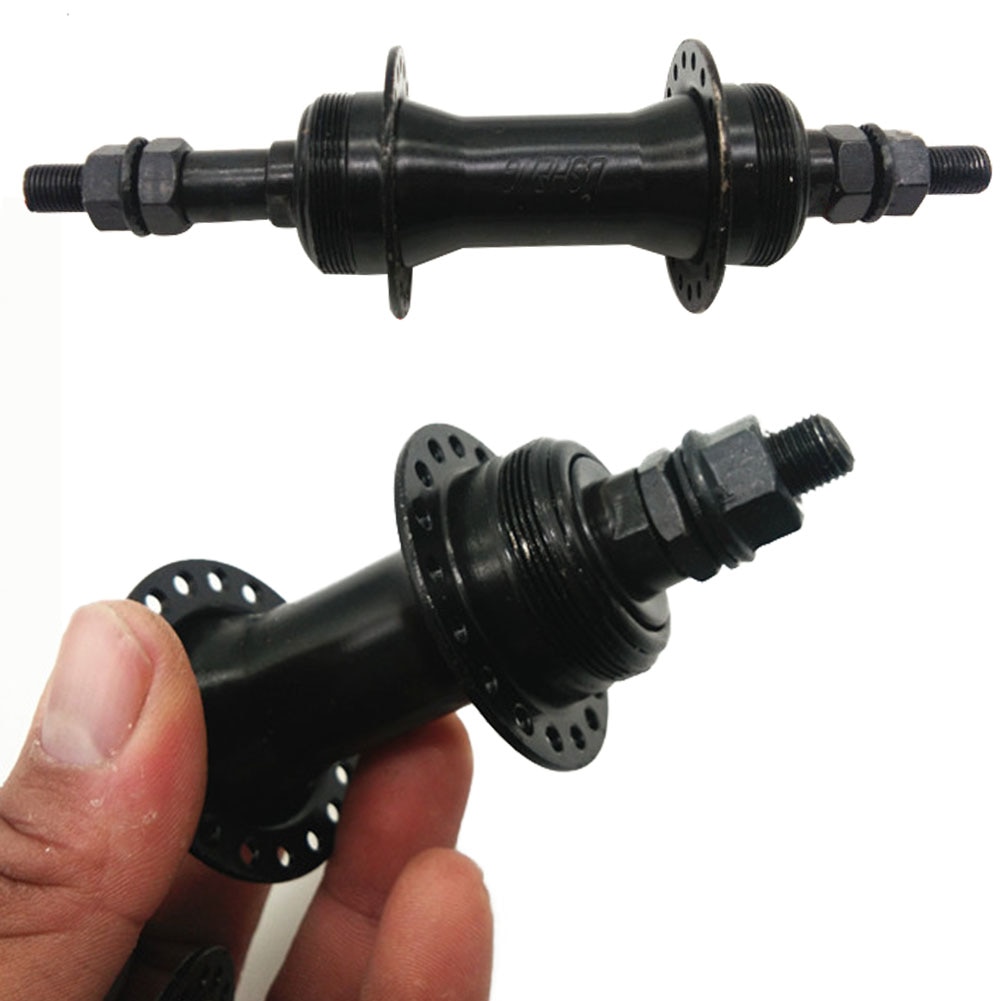 Wheel Front/Rear Practical Bike Hub Bicycle Universal 32 Holes Durable Replacement Direct Use Black Iron Steel Spokes Assembling
