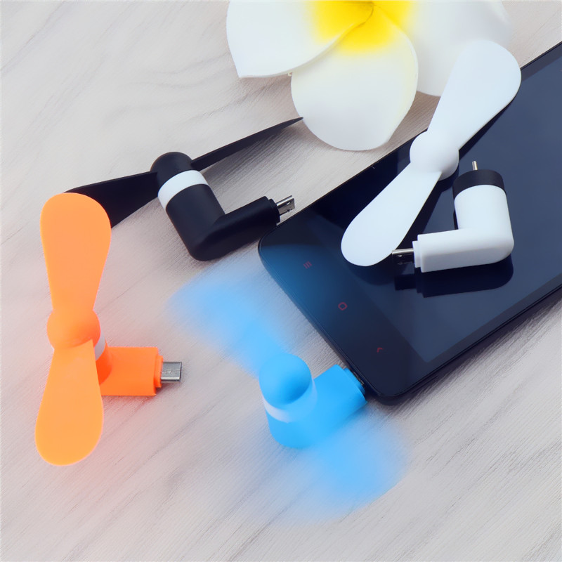 Micro USB Fan Flexible Mini Fans Cooler Cellphone Hand Fan for Samsung Xiaomi Android Phone Fan for iPhone 5 6 6s 7 Plus 8 X XR