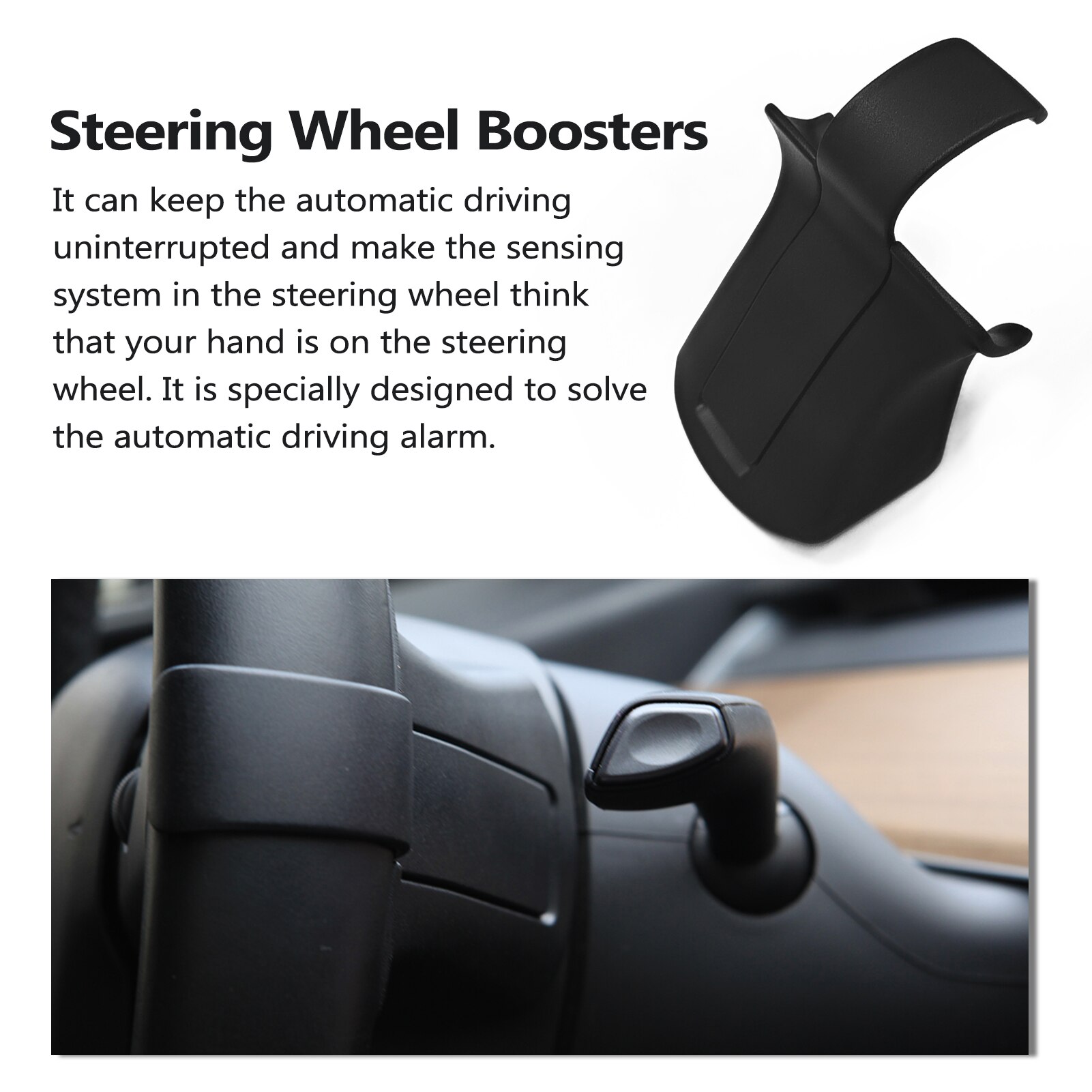 Volante del coche de Tesla modelo 3 Y piloto automático accesorios contrapeso anillo FSD de asistencia