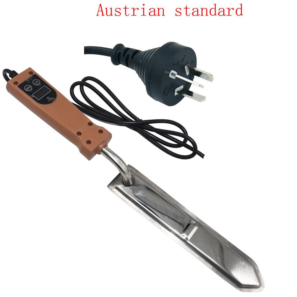 Cuchillo eléctrico para cortar miel, herramienta de apicultor, Control de temperatura, 220V, 140-160 grados Celsius, 1 ud.