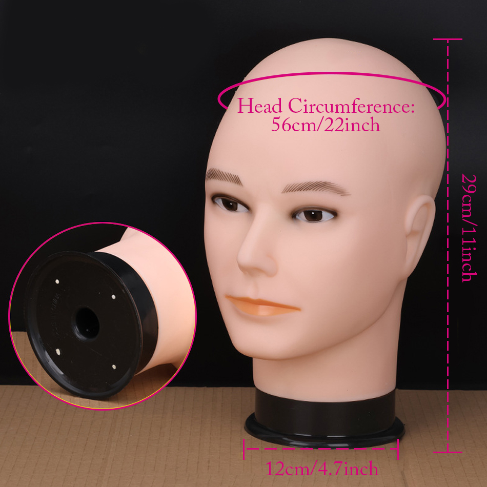 Mannequin Head With T-pin Wig Cap Tripod For Women Making Wig Hat Glasses Mask Display Cosmetology Manikin Head Makeup Practice