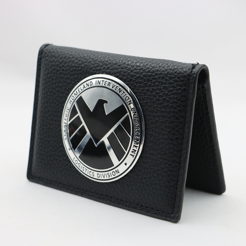 HYDRA Shield ID-kaart portemonnee houder met metalen badge TV-show rekwisieten Replica filmcollectibles: Default Title
