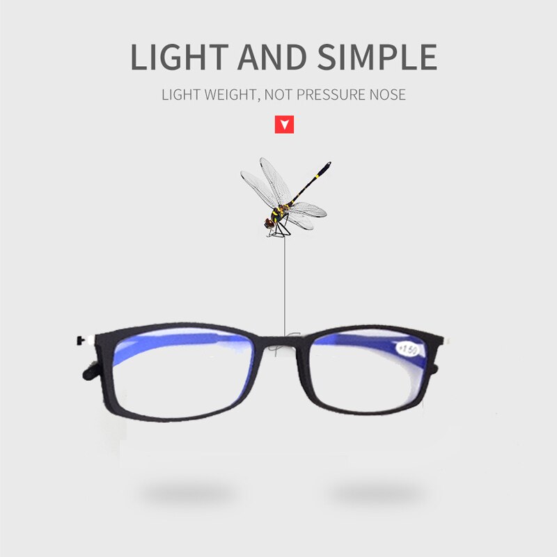 2020TR90 Ultra-thin Frame Portable Reading Glasses Unisex Ultra Light Paper Wallet Reading Glasses 1.0 -4.0