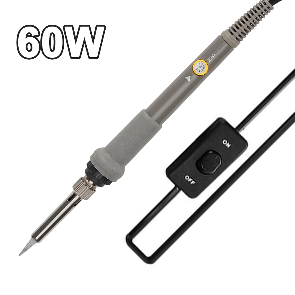 60W / 90W Soldering Iron Kit LED Digital Soldering Gun Adjustable Temperature Controlled Repair Electric 220V Tin Welding Tools: 60W welding gun / US