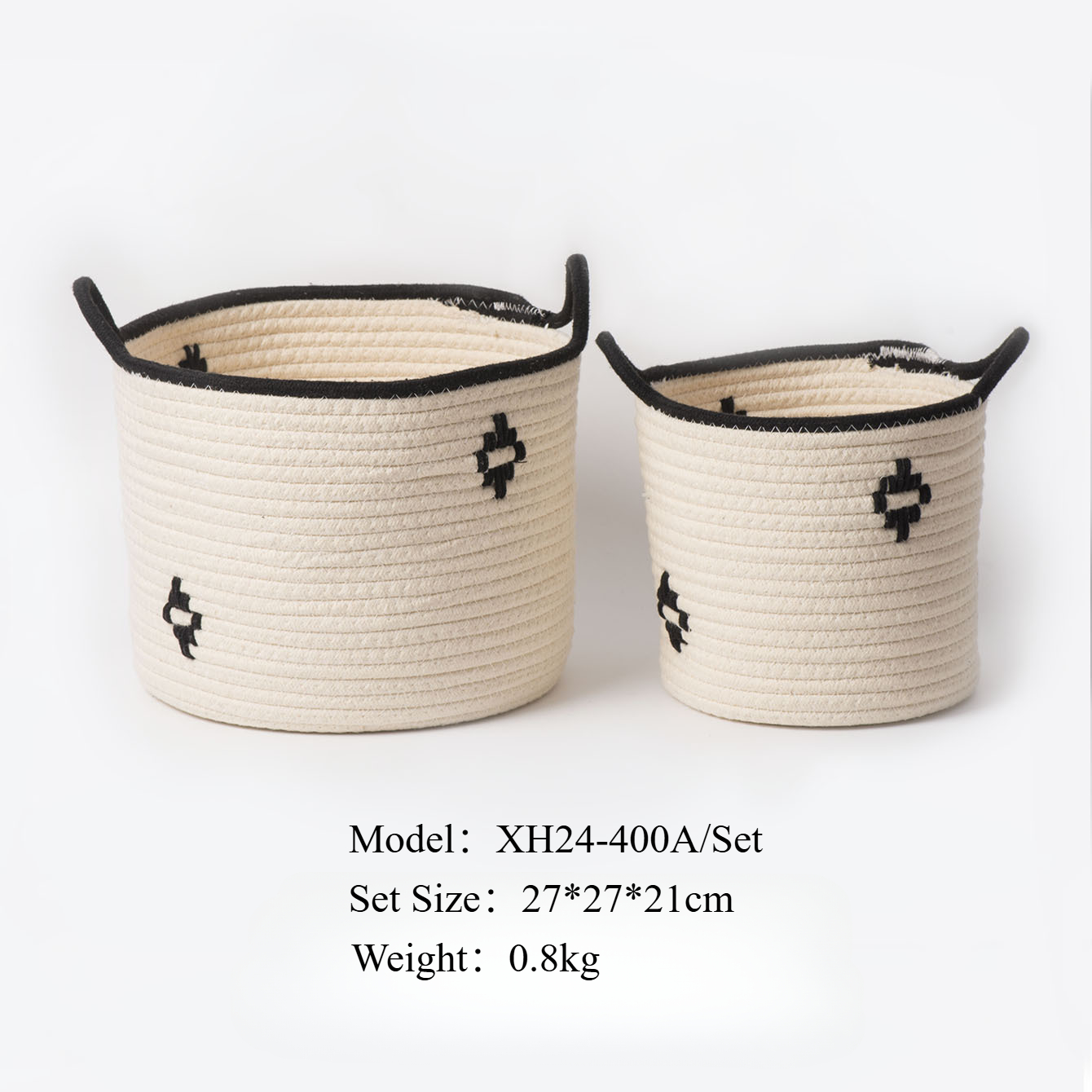 Eenvoudige katoenen en linnen touw opbergmand thuis kleding opbergmand woonkamer speelgoed opslag vuile kleren mand: Rood