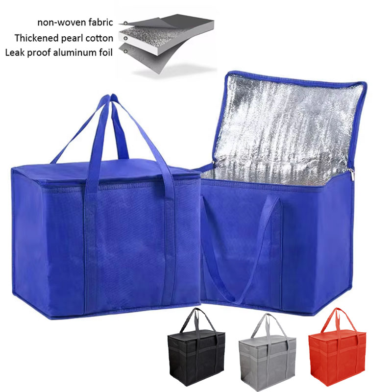 1PC Przenośna lodówka na lunch Torba na piwo Składana izolacja Piknik Ice Pack Torba termiczna na żywność Torba termiczna na napoje Izolowana torba