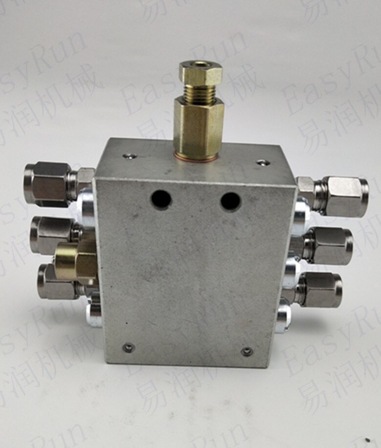 Distribuidor de grasa JPQ distribuidor de lubricación de Metal fabricante de China