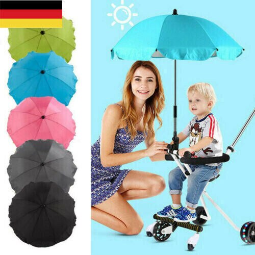 Universal Baby Foldable Bendable Parasol Umbrella UV Protection Stroller Pram Buggy