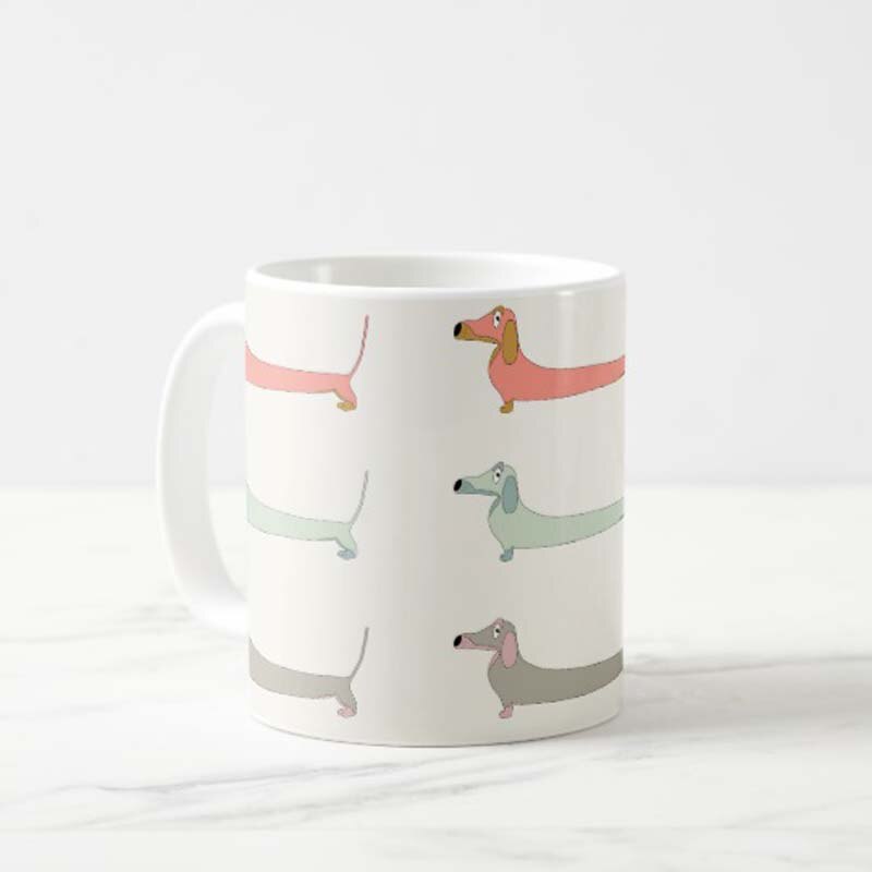 Funny Dachshund Dog Mug - Ceramic Funny Coffee Mug - Perfect Dog Lover - Cute Novelty Coffee Mug - Great Birthday o