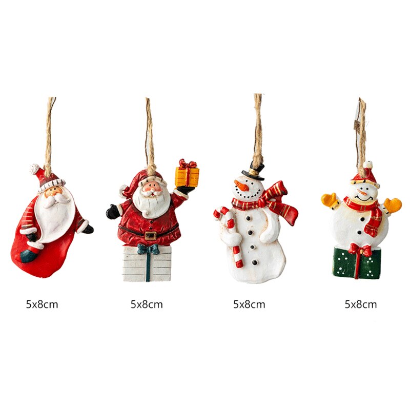 Julepynt kreativitet nisse sokker elg juletre lite anheng hengende harpiks håndverk årsfest hjemmeinnredning