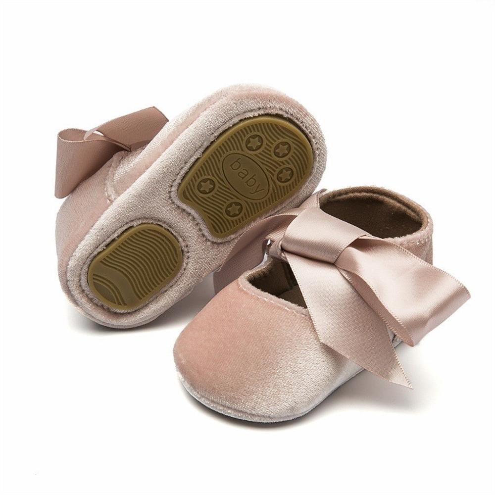 baby born shoes For Girl Silk Bow Knot Summer Princess Shoes Infant Soft Sole First Walkers Toddler Shoes baby schoen #10F