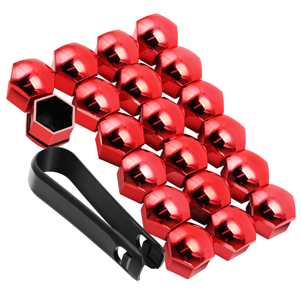 17mm Car Wheel Nut Caps Protection Covers For Mini Cooper R56 R57 R58 R50 R53 F55 F56 Jaguar