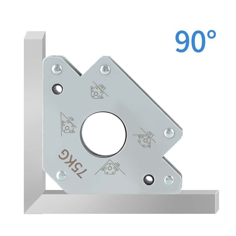 2pcs Welding Auxiliary Tool 50kg, 75kg Adsorption Force Welding Displacement Tool Electromechanical Welding Multi-angle Fixing