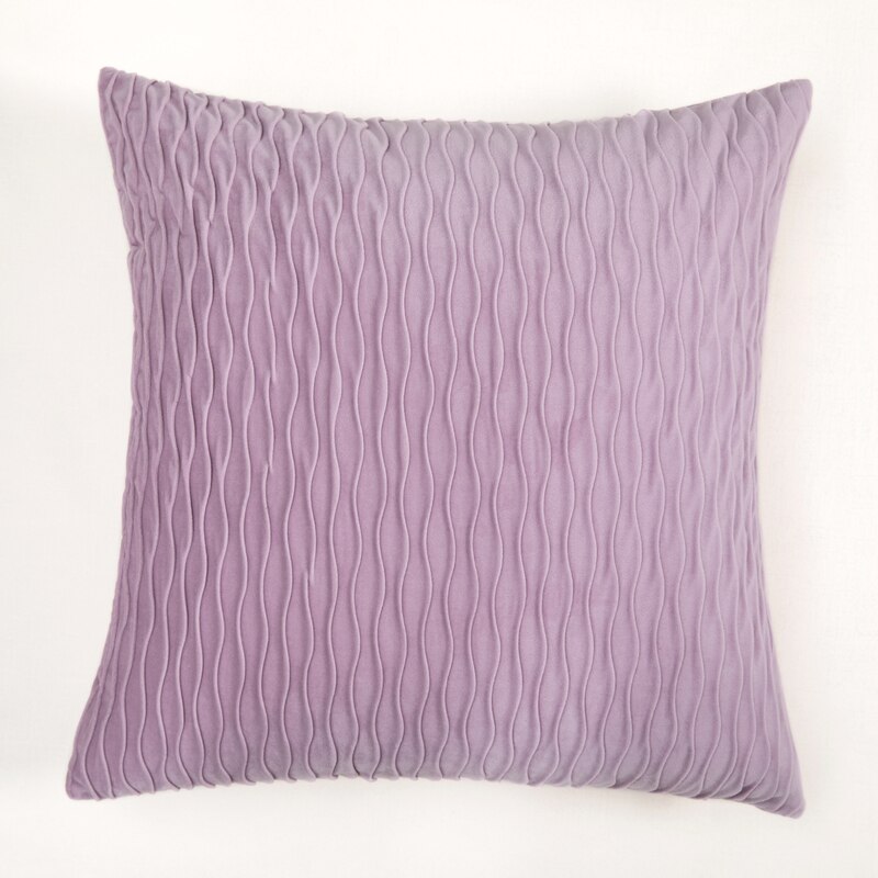 Moderne nordique taie d'oreiller rétro vague décoration taie d'oreiller luxe housse de coussin classique décoratif oreillers pour salon: pink purple / 45x45cm