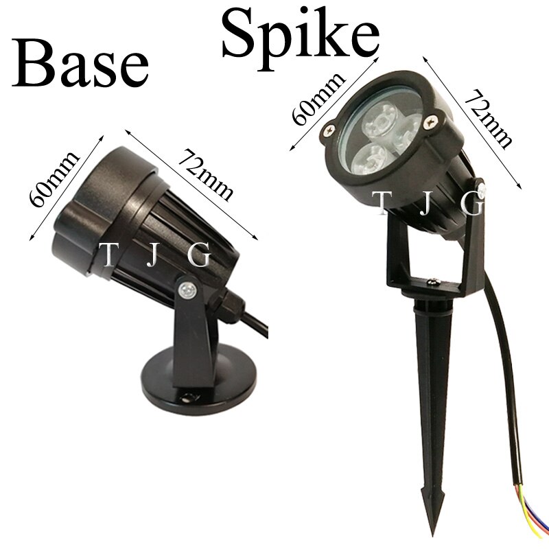 Udendørsbelysning havespotlight stativ led-plænespotlight 3w 9w udendørslamper  ip65 vandtæt havelampe  ac110 v 220v