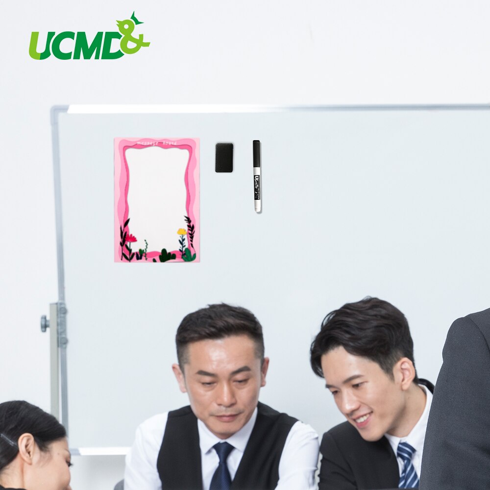 Magnetic Whiteboard Sticker Fridge Magnets Office Dry Wipe White Board Marker Writing Message Board Remind Memo Pad Home Decor