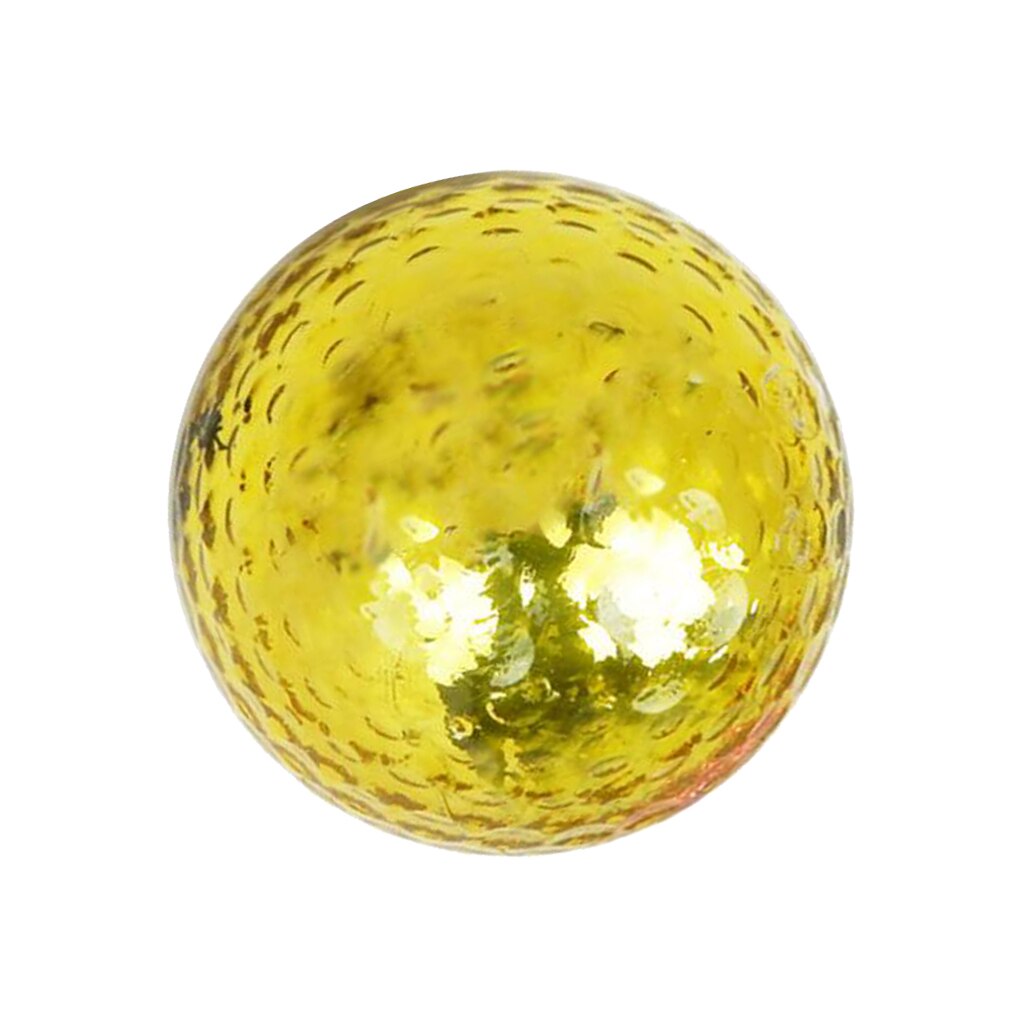 Pelota de Golf de doble capa con revestimiento metálico, 42,6mm, Color aleatorio