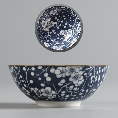Keramisk kung fu tesæt kinesisk stjernetegn 50ml lille tekop enkelt kop antik blå og hvid porcelænskop personlig master kop: Blomme blomstre