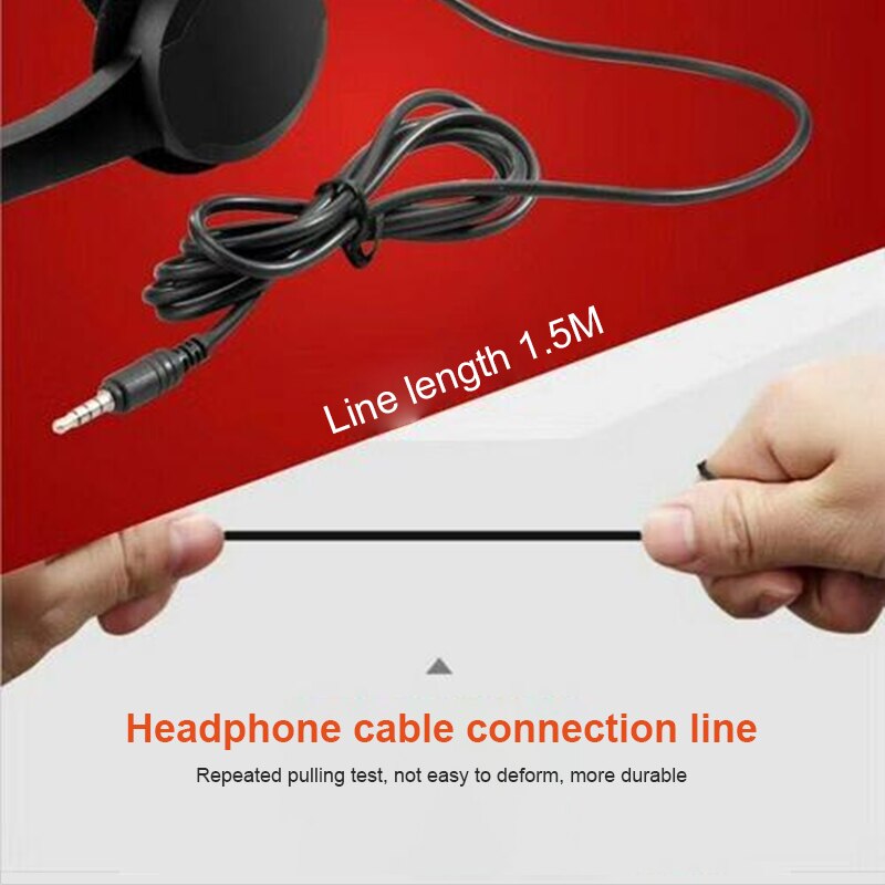 3.5mm Wired Headset Integrated Headphones Volume Control Notebook Earphones Computer Headset With Microphone For Computer Laptop: single
