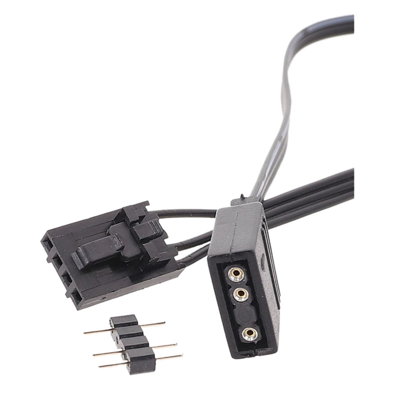 Voor Corsair 4PIN RGB naar standaard ARGB 3-pins 5V adapterconnector RGB-kabel 25 cm