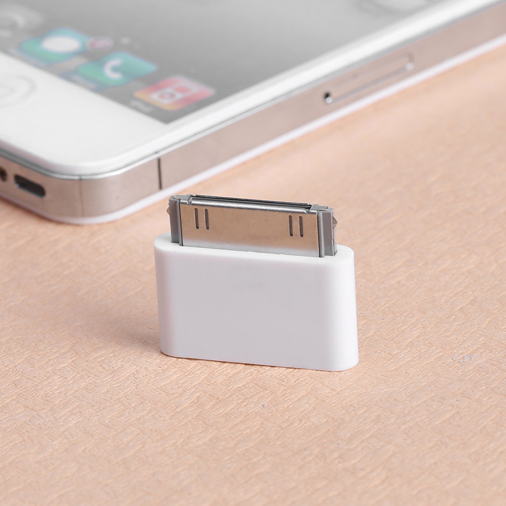 1-3 SZTUK Konwerter ładowarki Micro USB na 30-pinową ładowarkę kompatybilny z żeńskim adapterem Micro USB na męski do iPhone4 4S 3G 3GS