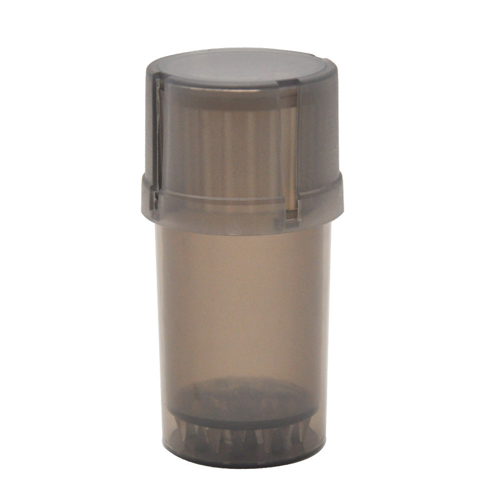 Förvaringsbehållare med inbyggd kvarn, lufttät, vatten- och lukttät: Grå